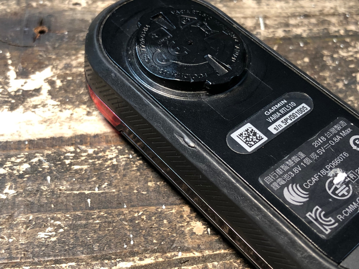 IW456 ガーミン GARMIN VARIA RTL510 リアビューレーダー リアライト 動作確認済