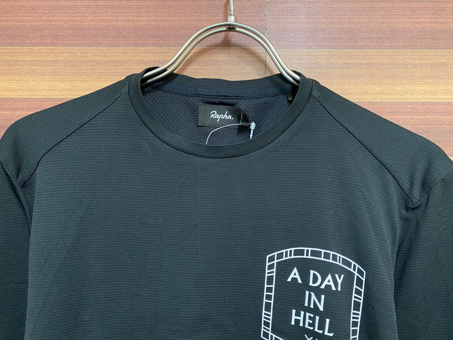HU622 ラファ Rapha A DAY IN HELL TECHNICAL T-SHIRT 長袖 Tシャツ 黒 XS
