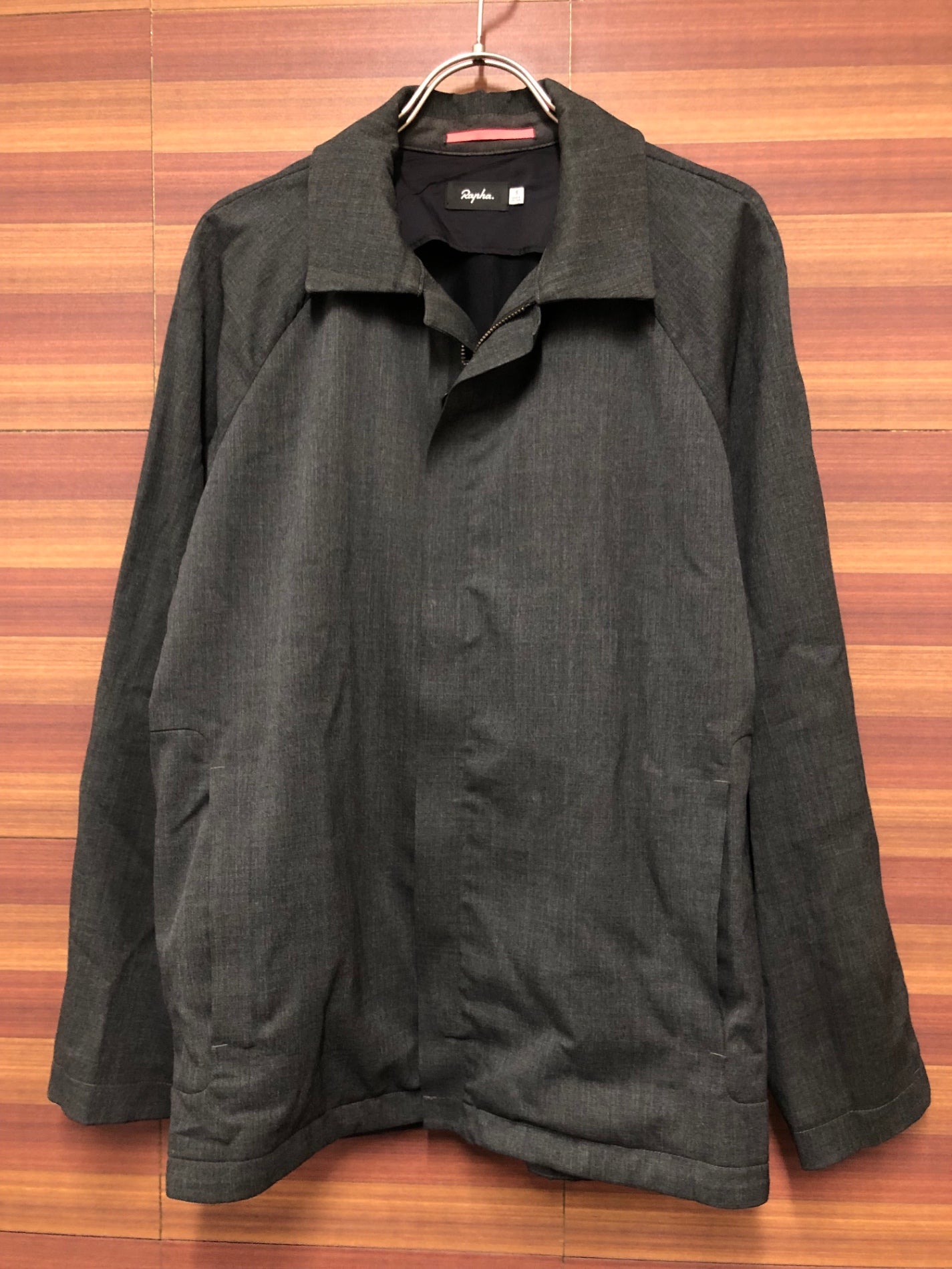 IB480 ラファ Rapha ウィンドプルーフウールジャケット WINDPROOF WOOL JACKET 長袖 黒 S