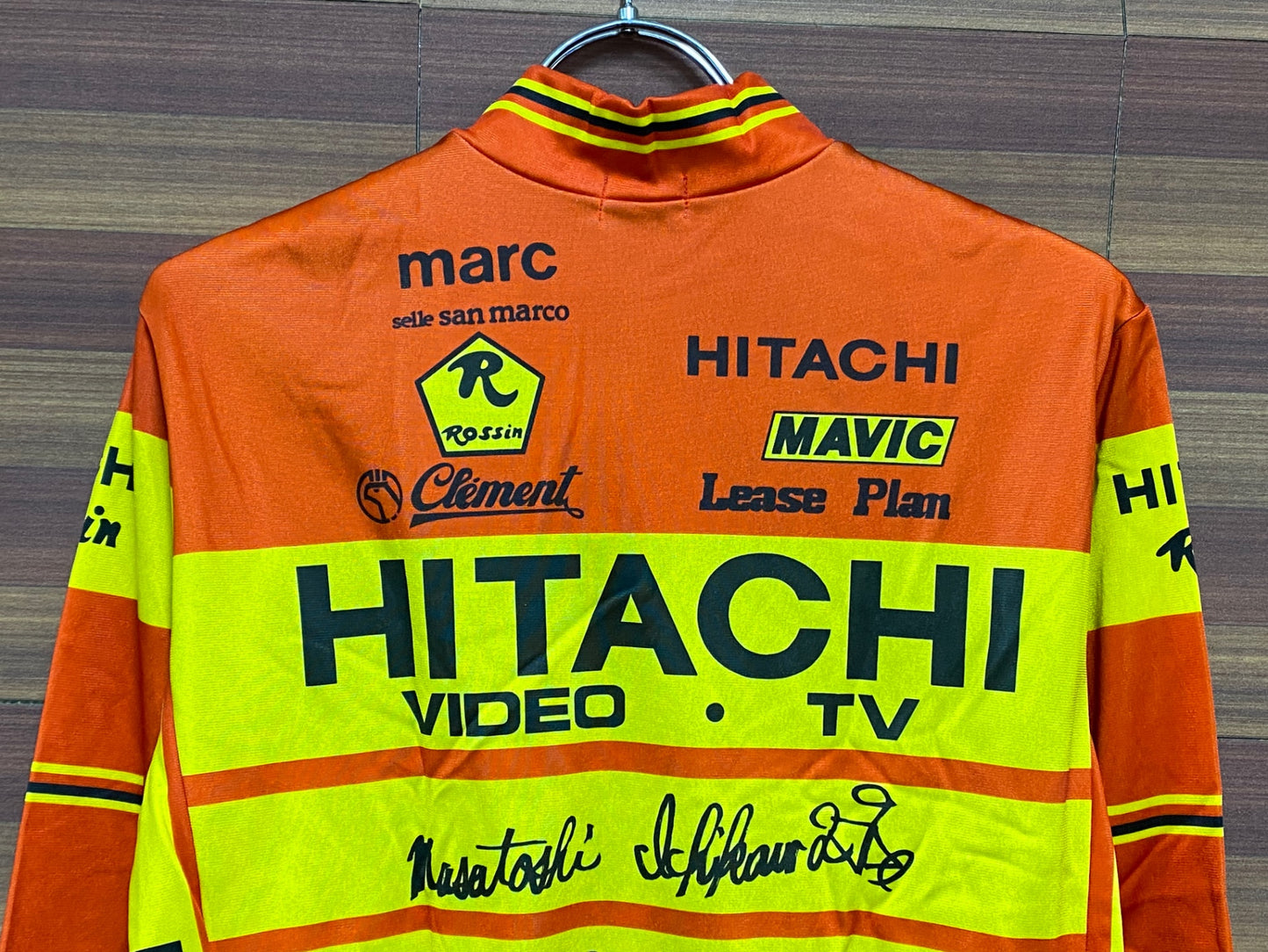 IB521 パールイズミ PEARL iZUMi 長袖 サイクルジャージ ハーフジップ 赤 L ビンテージ 未使用