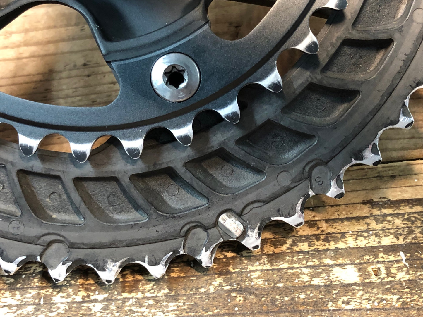 IX244 シマノ SHIMANO 105 FC-5800 クランクセット 11S 50/34T 170mm ※インナーチェーンリング6800仕様