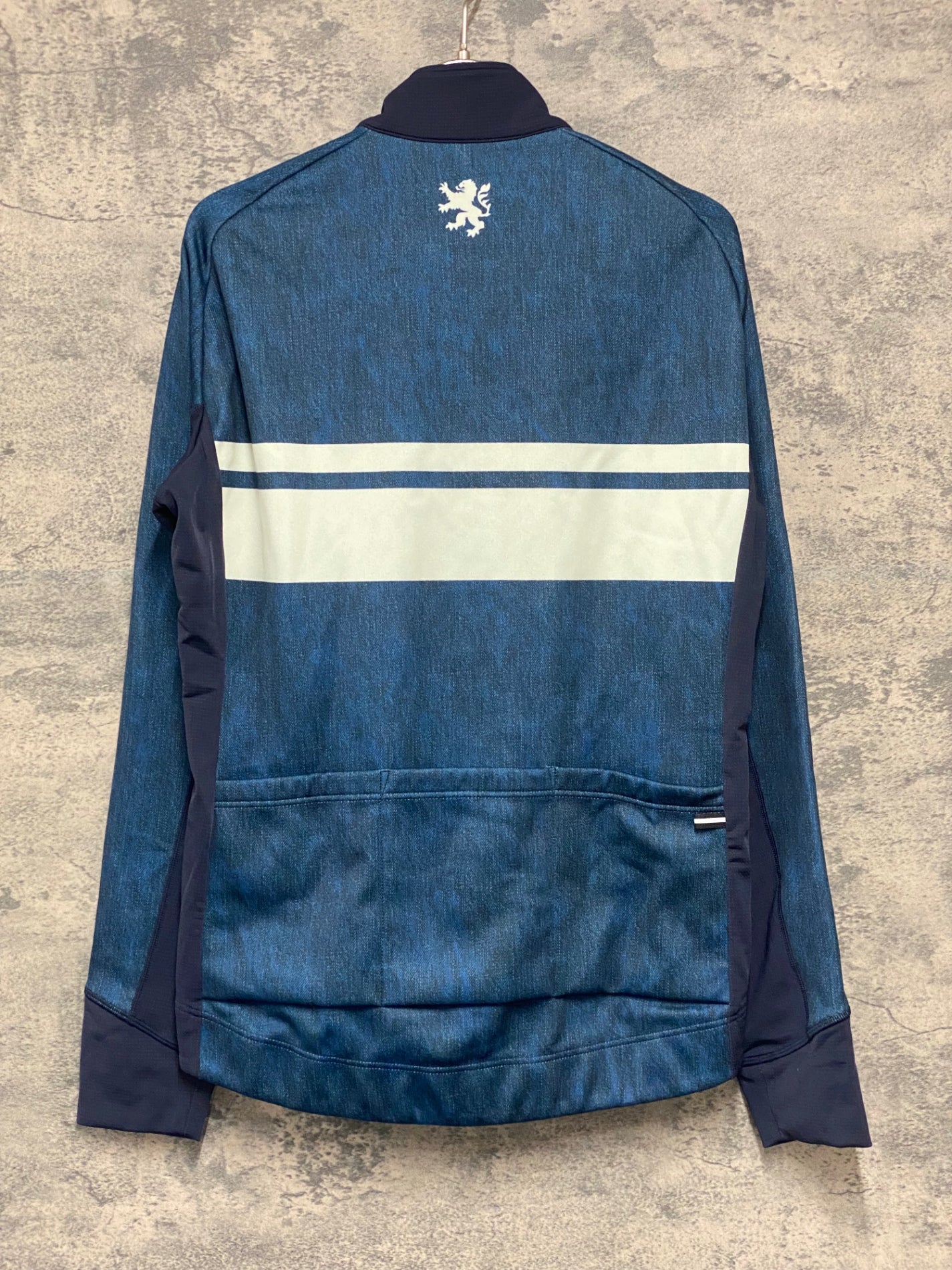 IZ771 リオンドカペルミュール Lion de KAPELMUUR 長袖 サイクルジャケット 濃紺 深緑 M 裏起毛