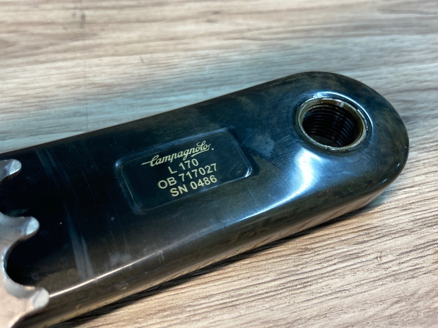 IS654 カンパニョーロ Campagnolo レコード コンパクト Record CT カーボン クランクセット ウルトラトルク 50/34T 170mm PCD110 BB付属