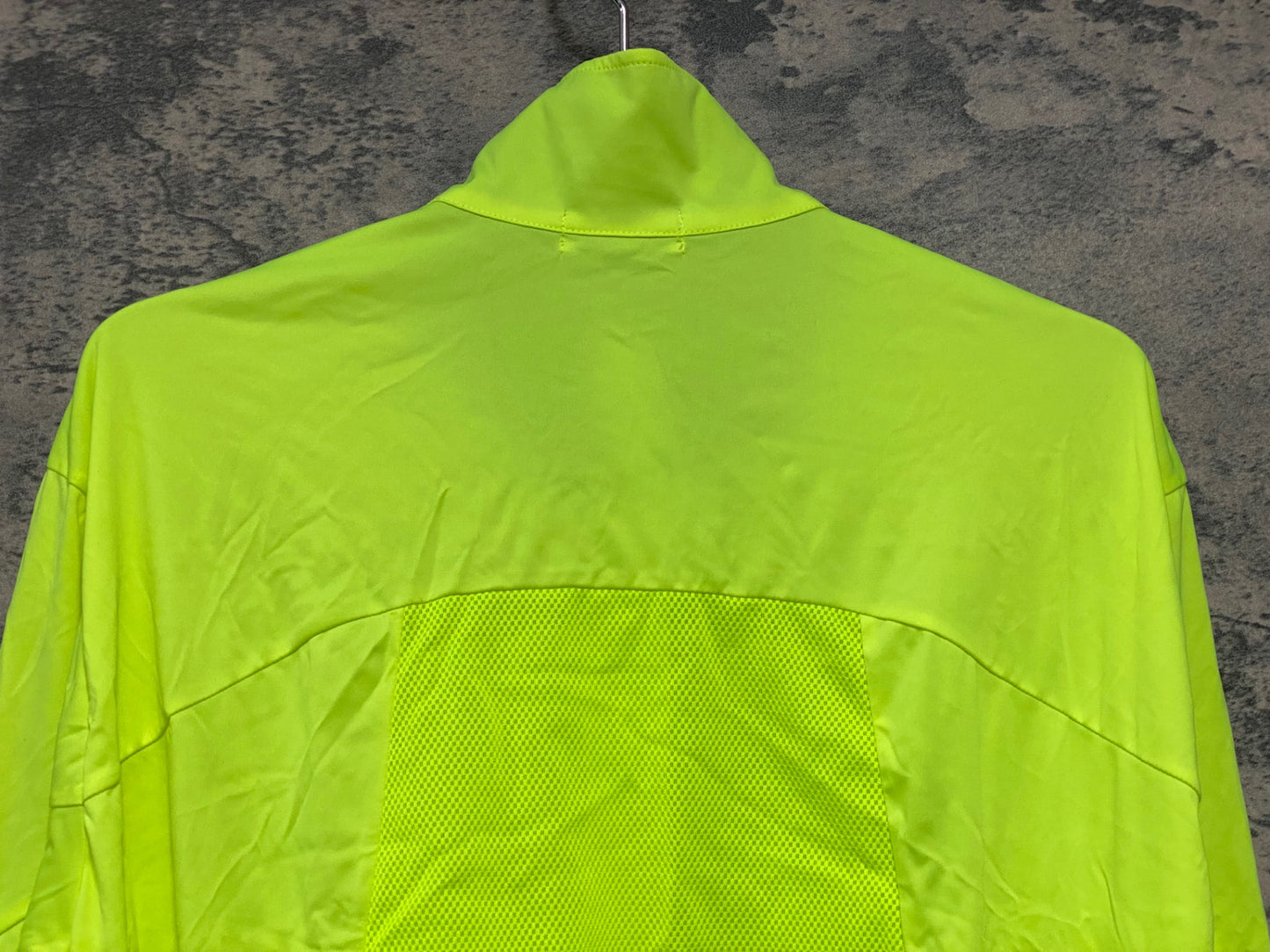 IZ514 パールイズミ PEARL iZUMi ウィンドブレーカー XL 蛍光イエロー 袖に小汚れ