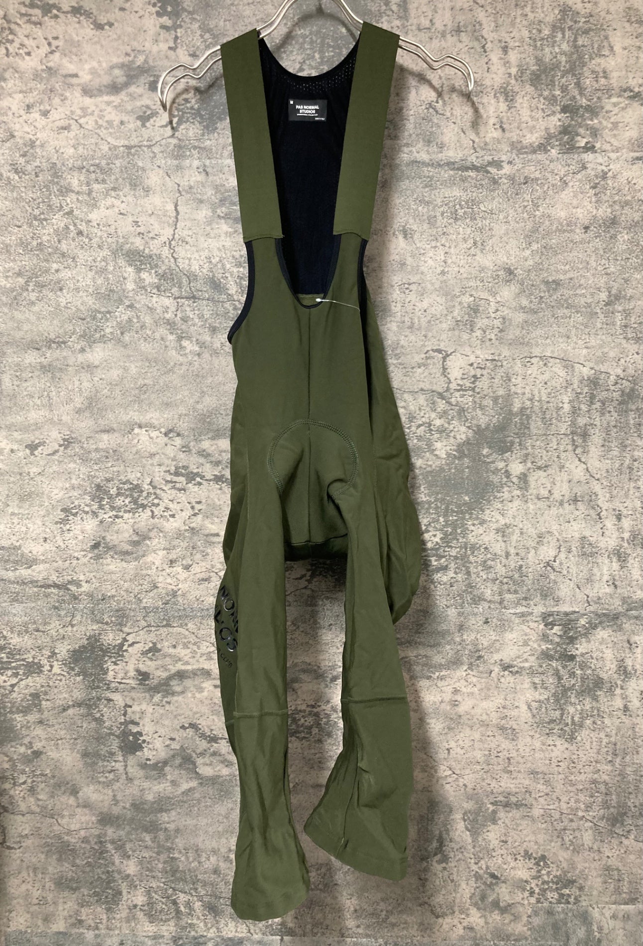 IV167 パスノーマルスタジオ PAS NORMAL STUDIOS ビブニッカー オリーブ M 裏起毛 ※パッド擦れ