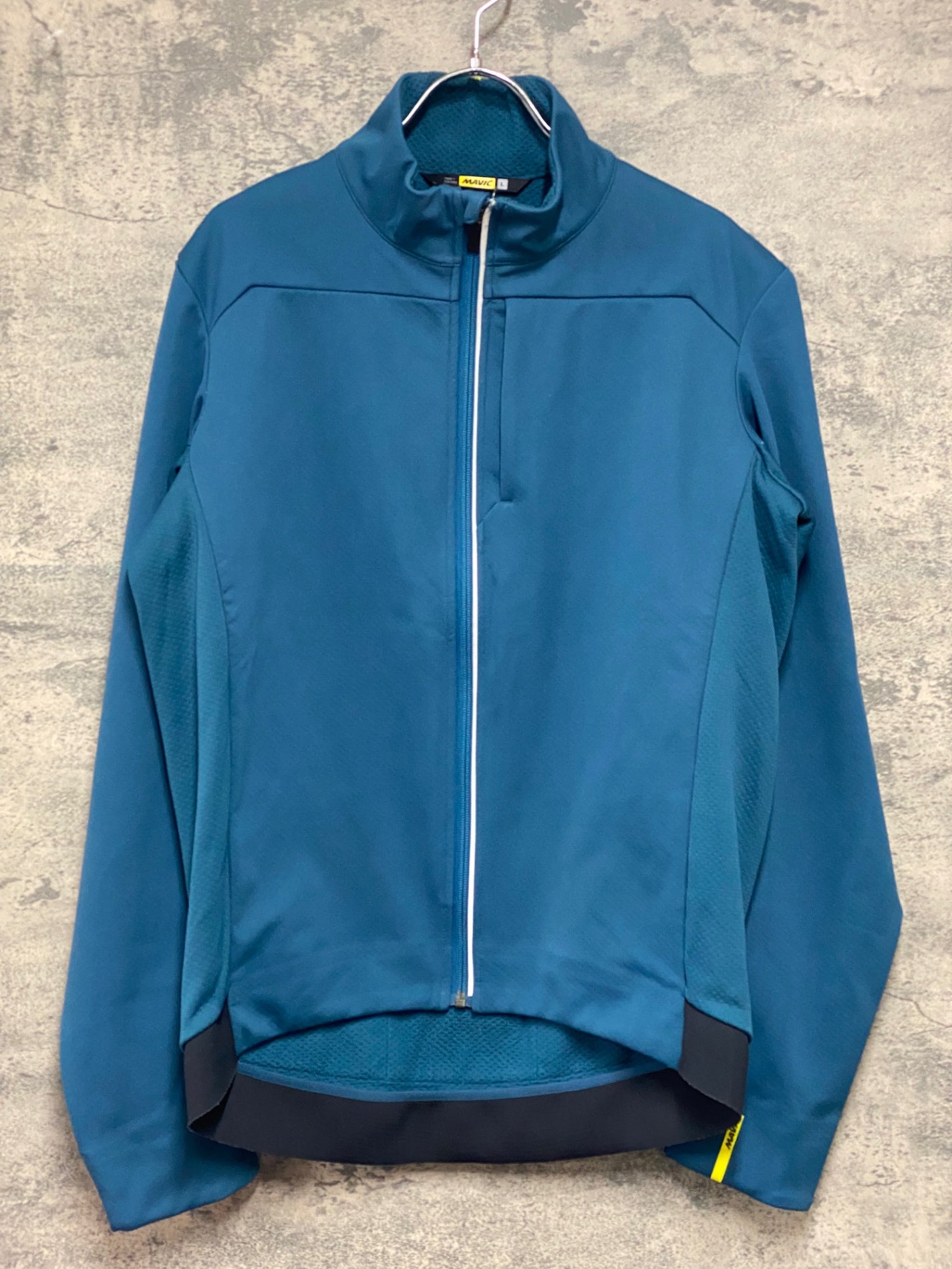 JA387 マヴィック MAVIC 長袖 サイクルジャケット ターコイズ L 裏起毛
