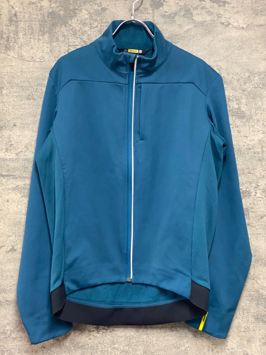 JA387 マヴィック MAVIC 長袖 サイクルジャケット ターコイズ L 裏起毛