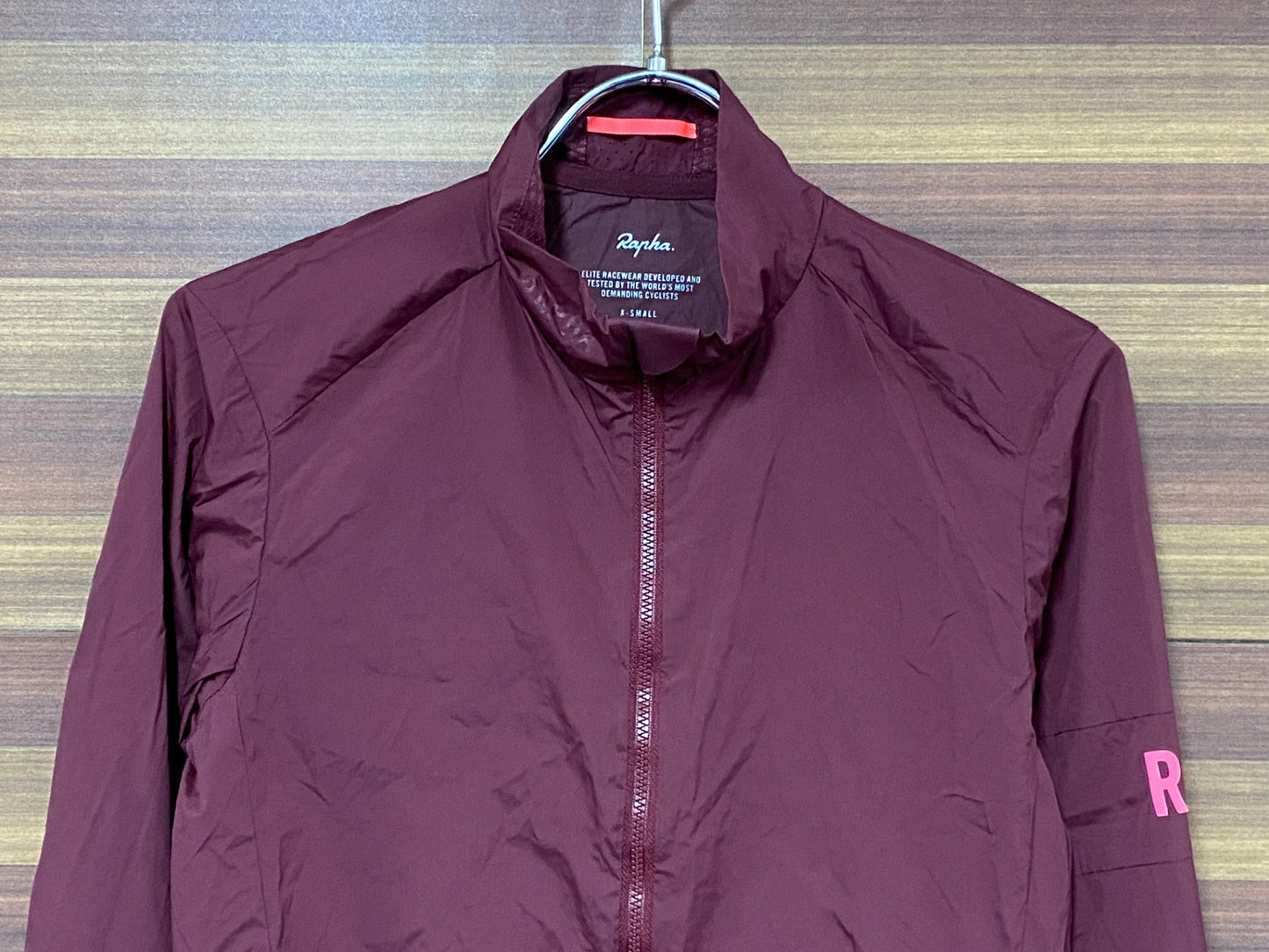 IM748 ラファ RAPHA PRO TEAM LIGHTWEIGHT WIND JACKET 長袖 ウィンドブレーカー XS 赤