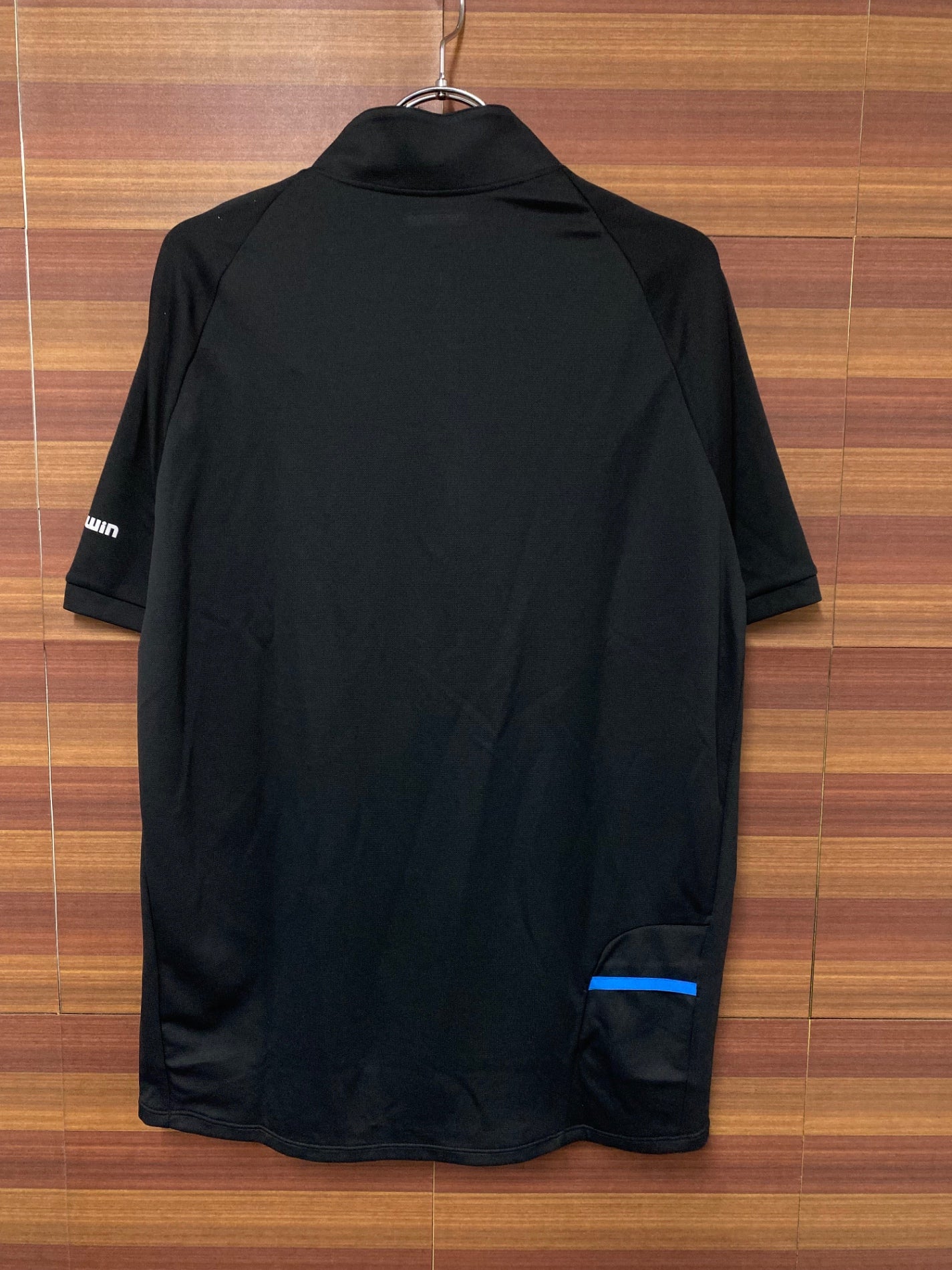 IQ187 ゴールドウィン GOLDWiN 半袖 サイクルジャージ 黒 XL ハーフジップ