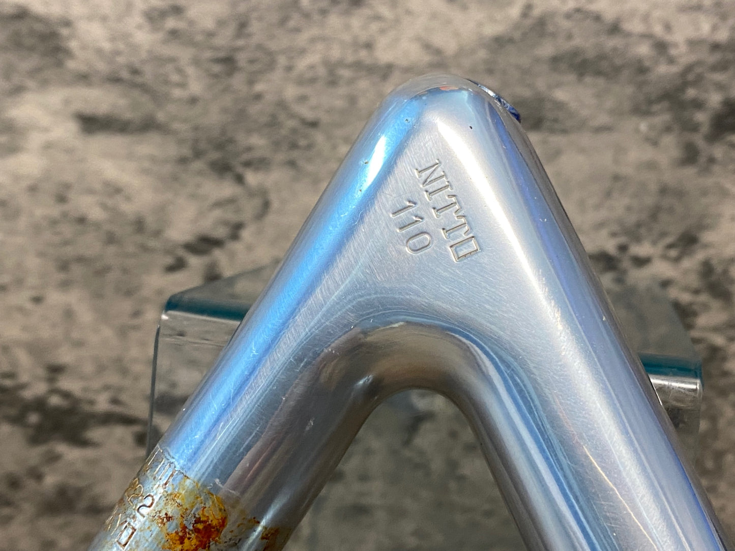 IP059 ニットー NITTO アルミ ステム 110mm 58° NJS認定 ※錆あり