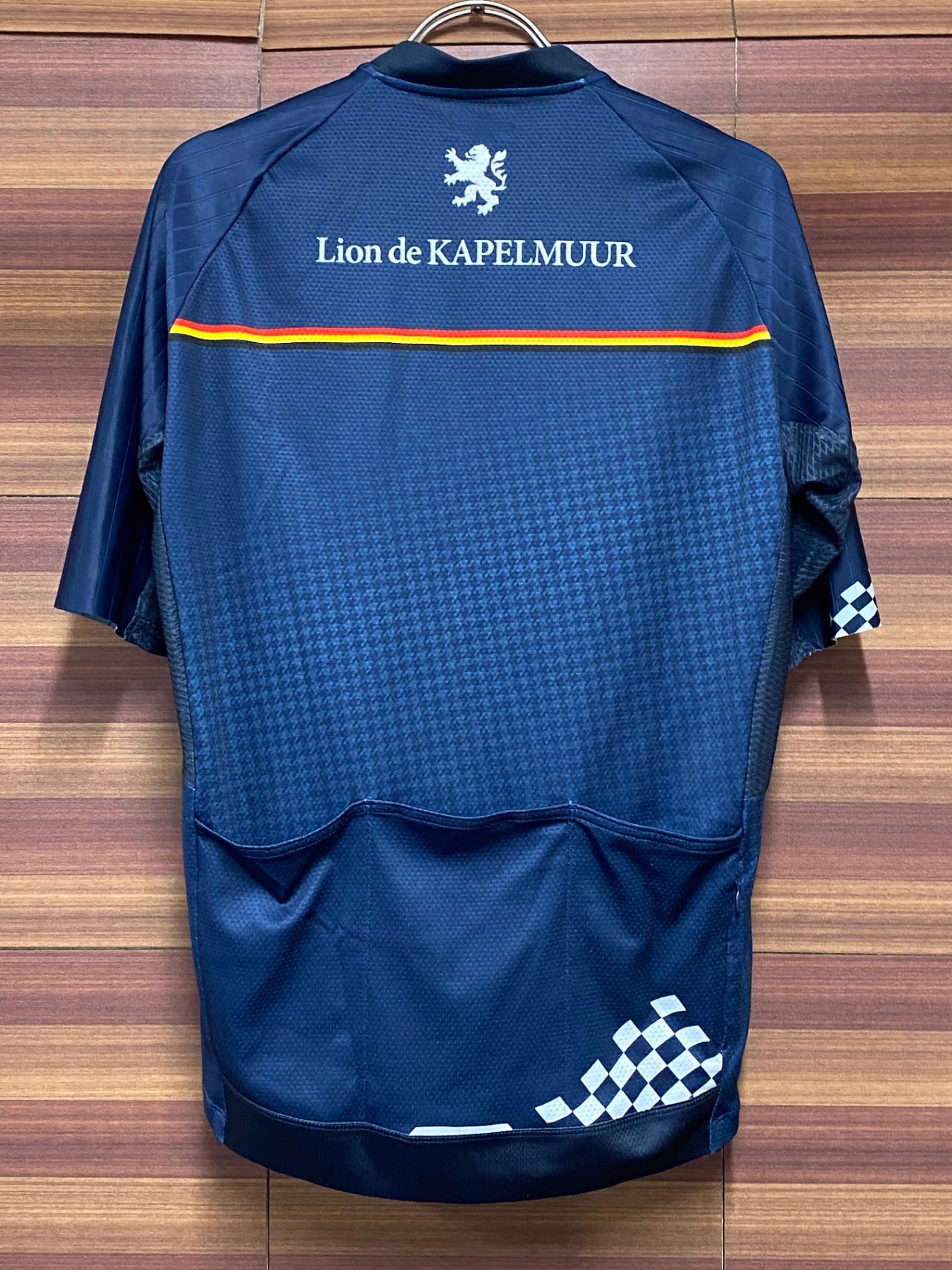 IV206 リオンドカペルミュール Lion de KAPELMUUR 半袖 サイクルジャージ ネイビー WL