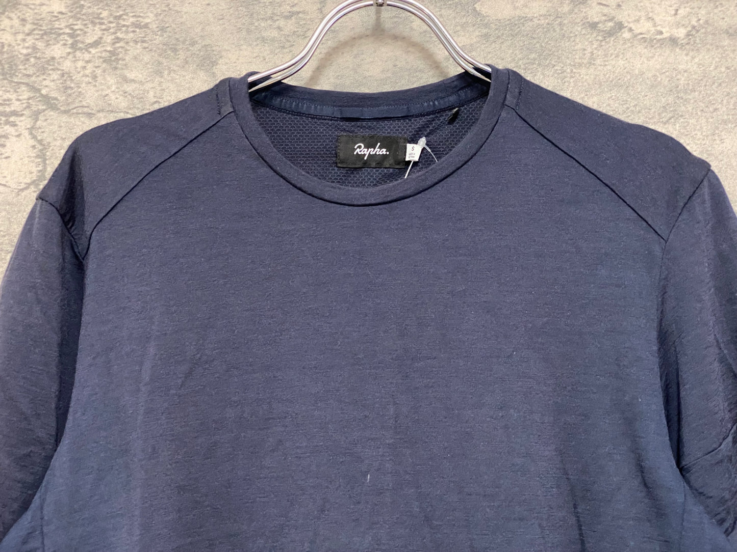 JB337 ラファ Rapha MERINO T-SHIRT 半袖 Tシャツ 紺 S