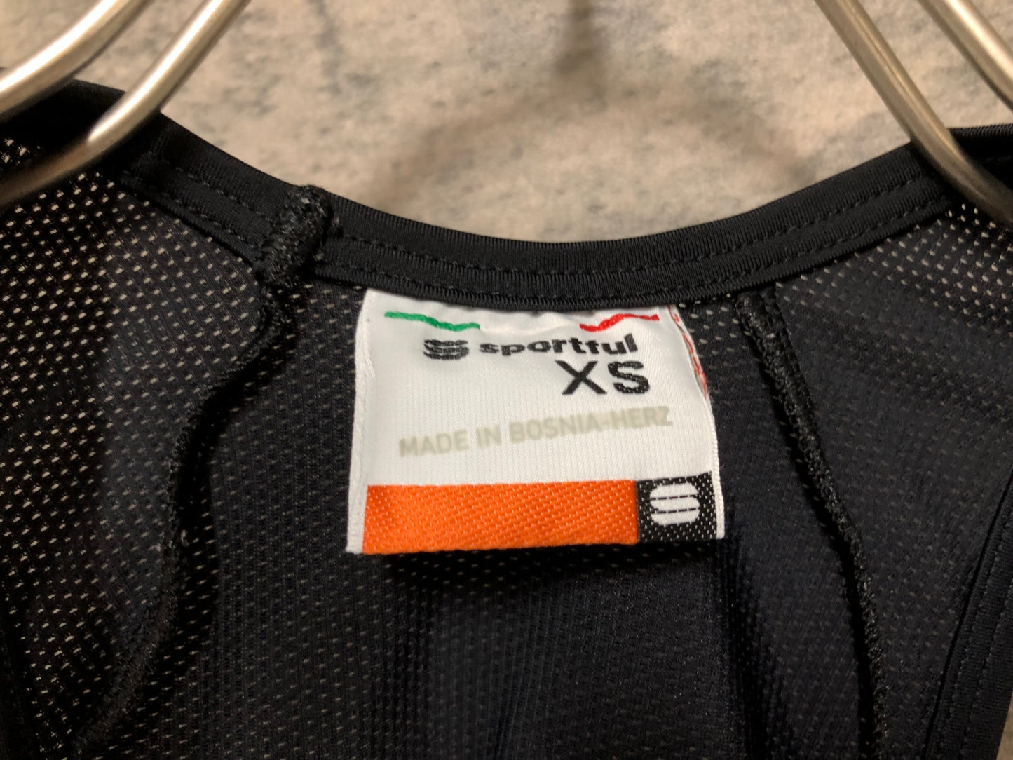 IY185 スポーツフル sportful ビブショーツ 黒 赤 XS Segafredo ZANETTI