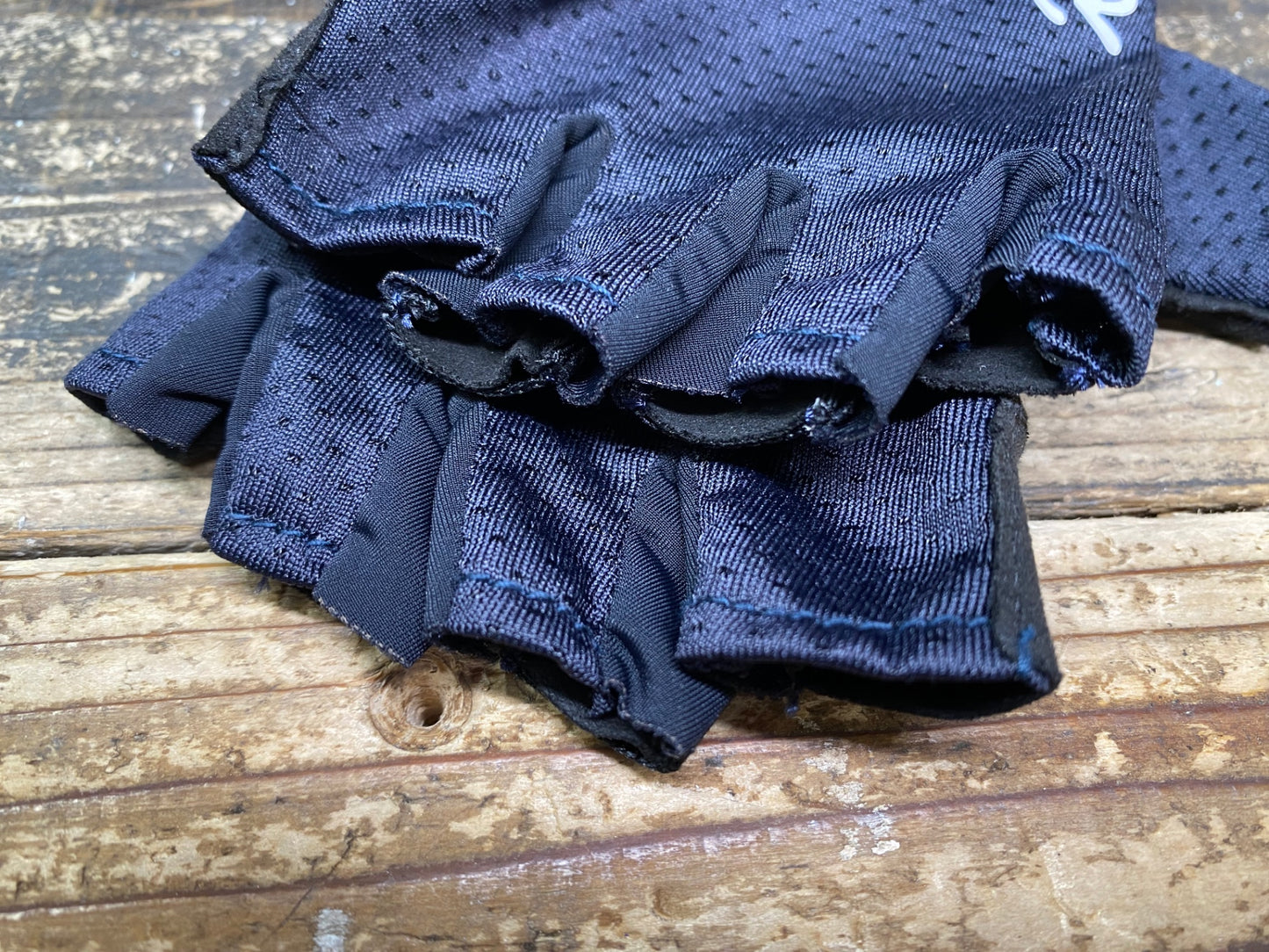 JB085 ラファ Rapha CORE MITTS 指切りグローブ 紺 黒 XS