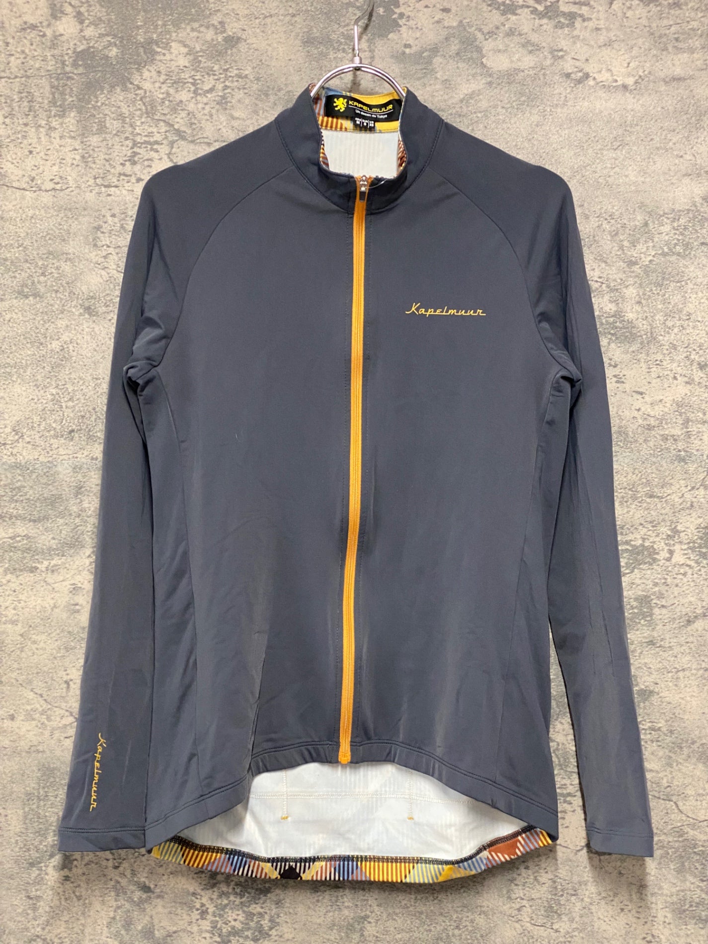 JC647 カペルミュール KAPELMUUR 長袖 サイクルジャージ グレー M