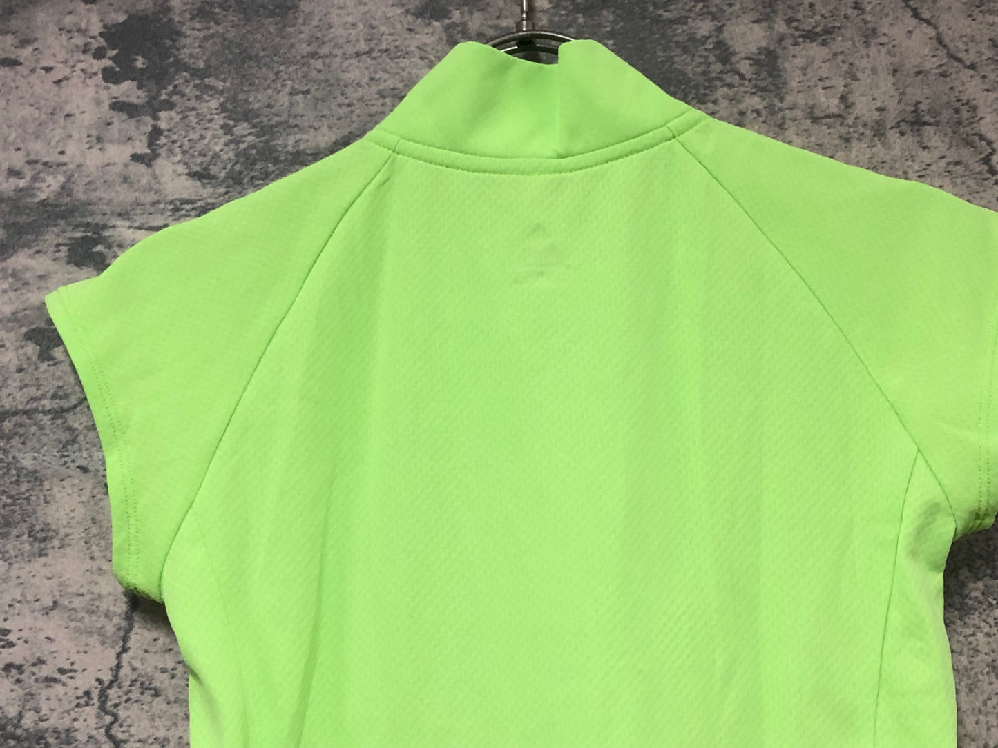 IW601 ルコックスポルティフ le coq sportif 半袖 サイクルジャージ 黄緑 M