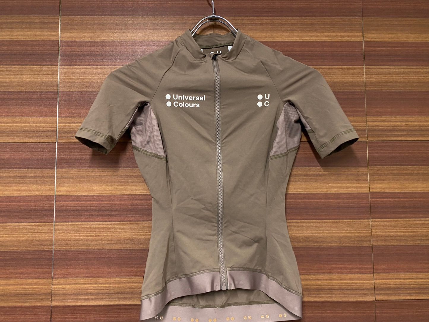 IN561 ユニバーサルカラーズ Universal Colours MONO 半袖 サイクルジャージ XXS ベーシュ レディース