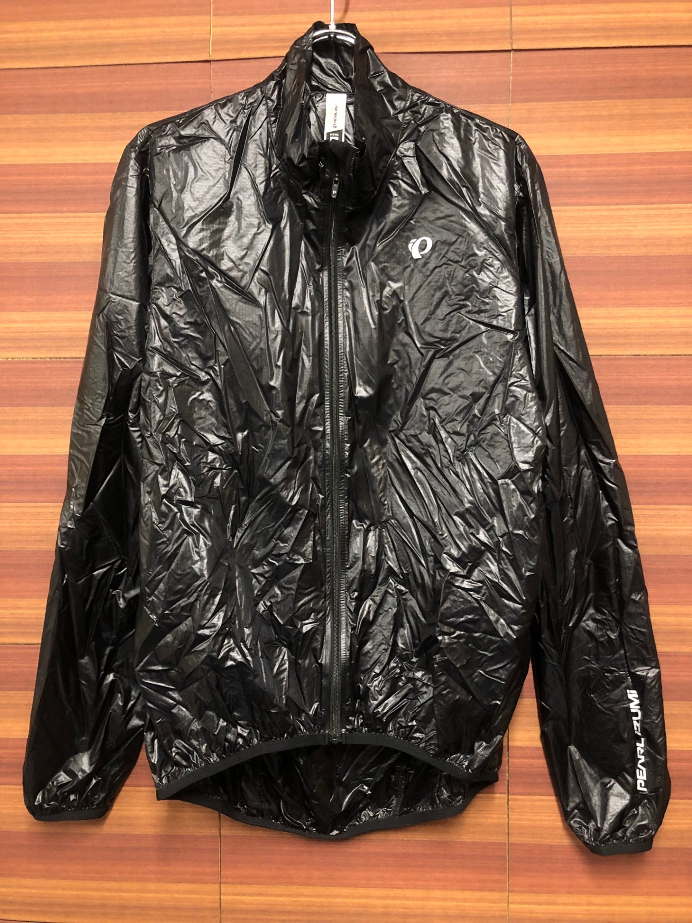 IM130 パールイズミ PEARL IZUMI 長袖 ウィンドブレーカー レインジャケット L 黒