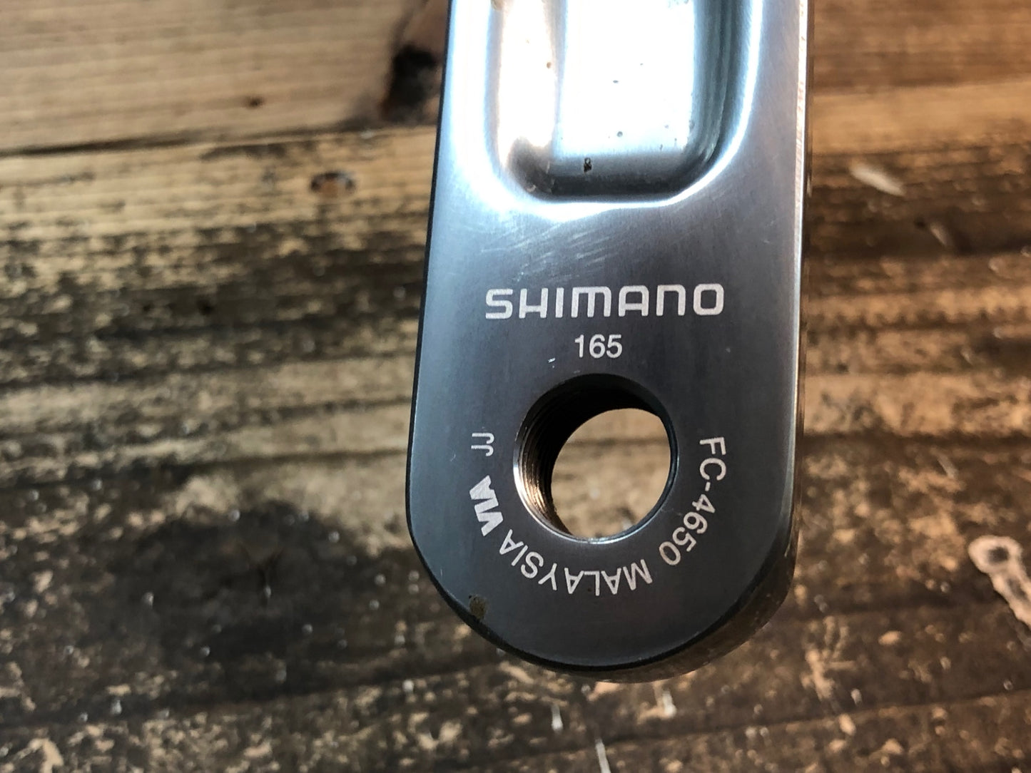 IY308 シマノ SHIMANO ティアグラ TIAGRA FC-4650 クランクセット 165mm 50/34T ※傷