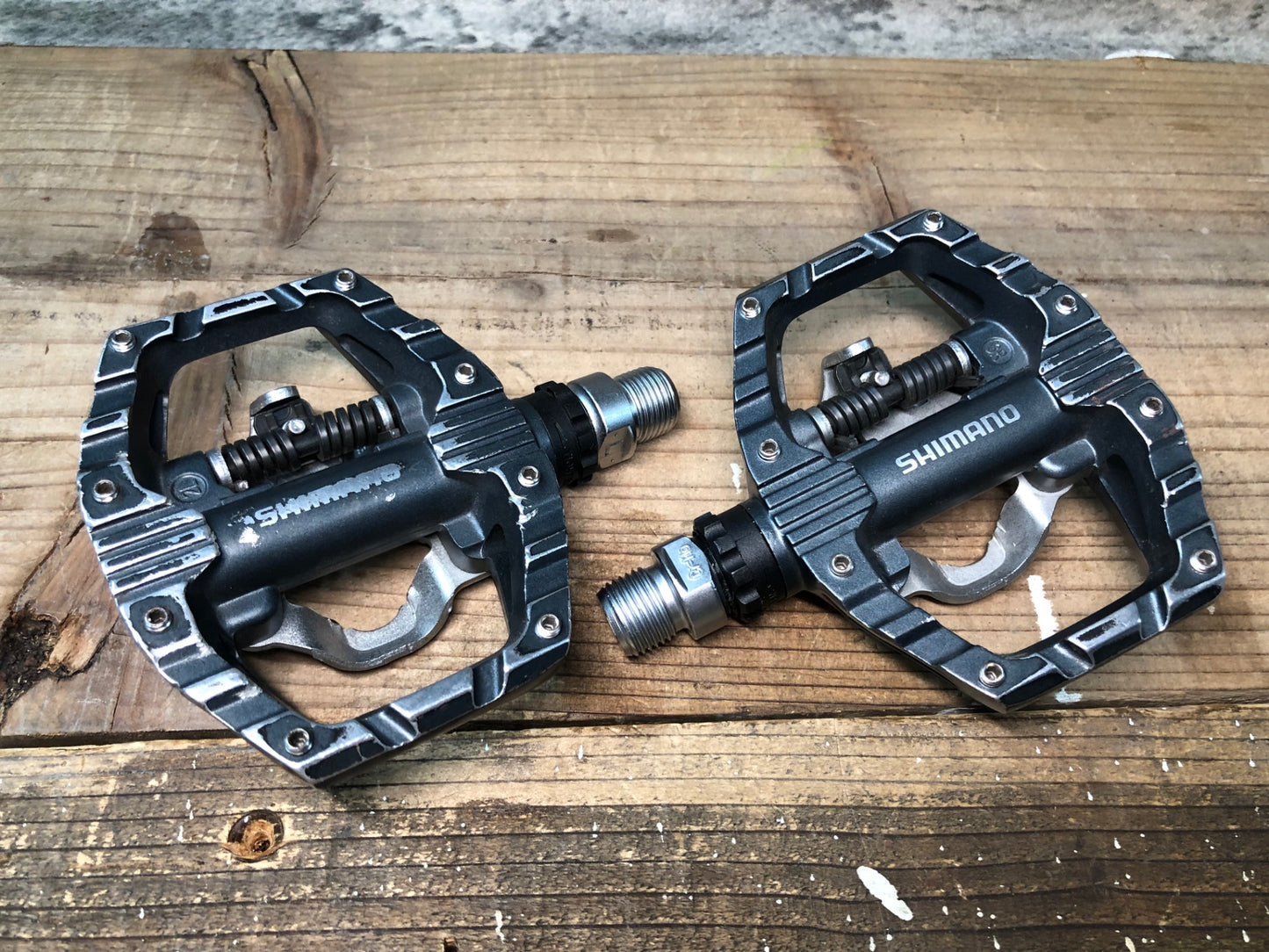 IO120 シマノ SHIMANO PD-EH500 ビンディングペダル 片面フラット SPD