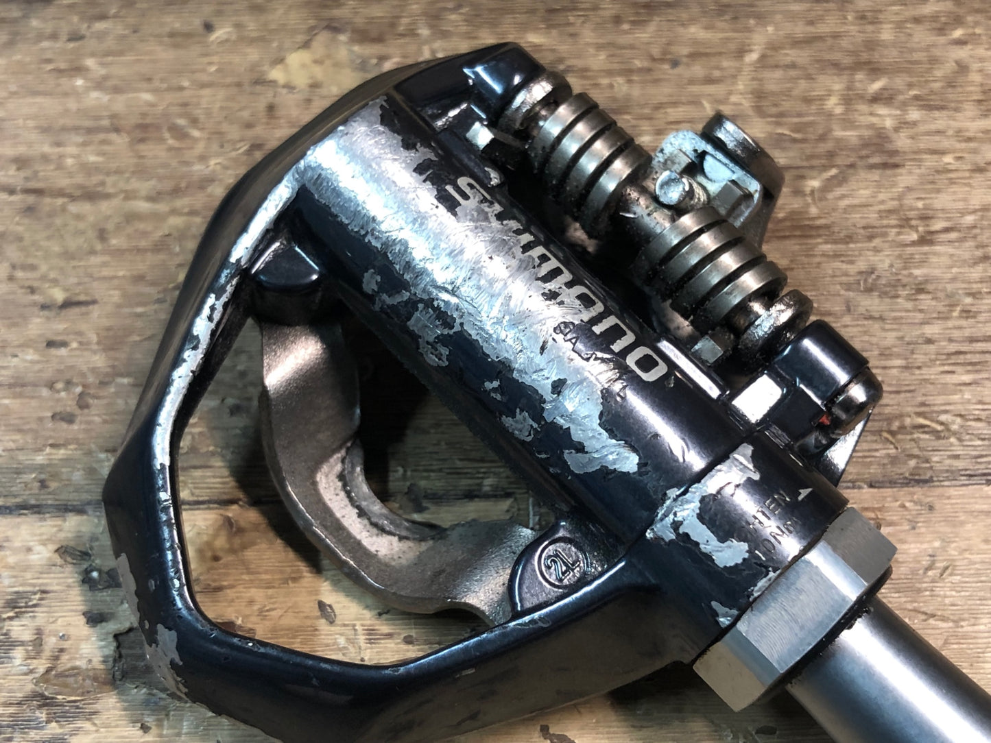 IN605 シマノ SHIMANO PD-ES600 ビンディングペダル SPD ※ガリ傷