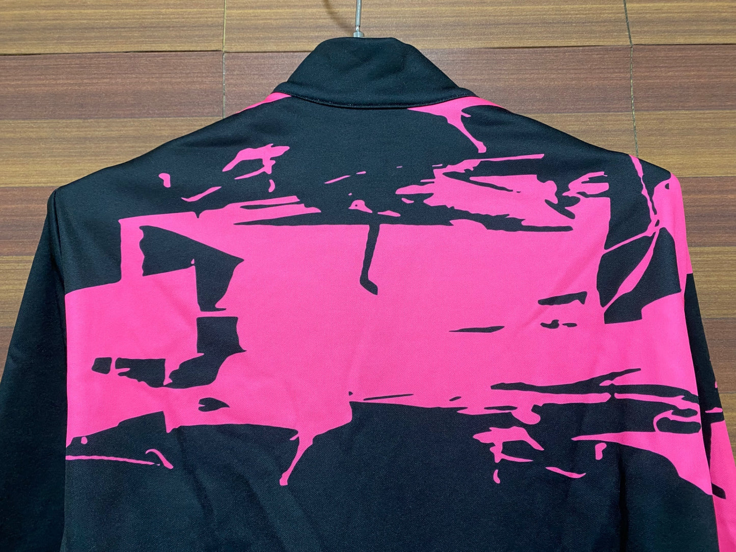 IN226 モルベロ MORVELO 長袖 サイクルジャージ 黒 ピンク S 裏起毛