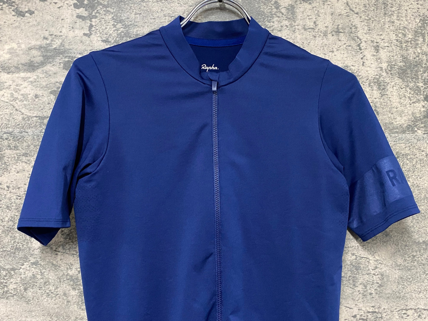 IV509 ラファ Rapha PRO TEAM MID WEIGHT JERSEY 半袖 サイクルジャージ 濃紺 S