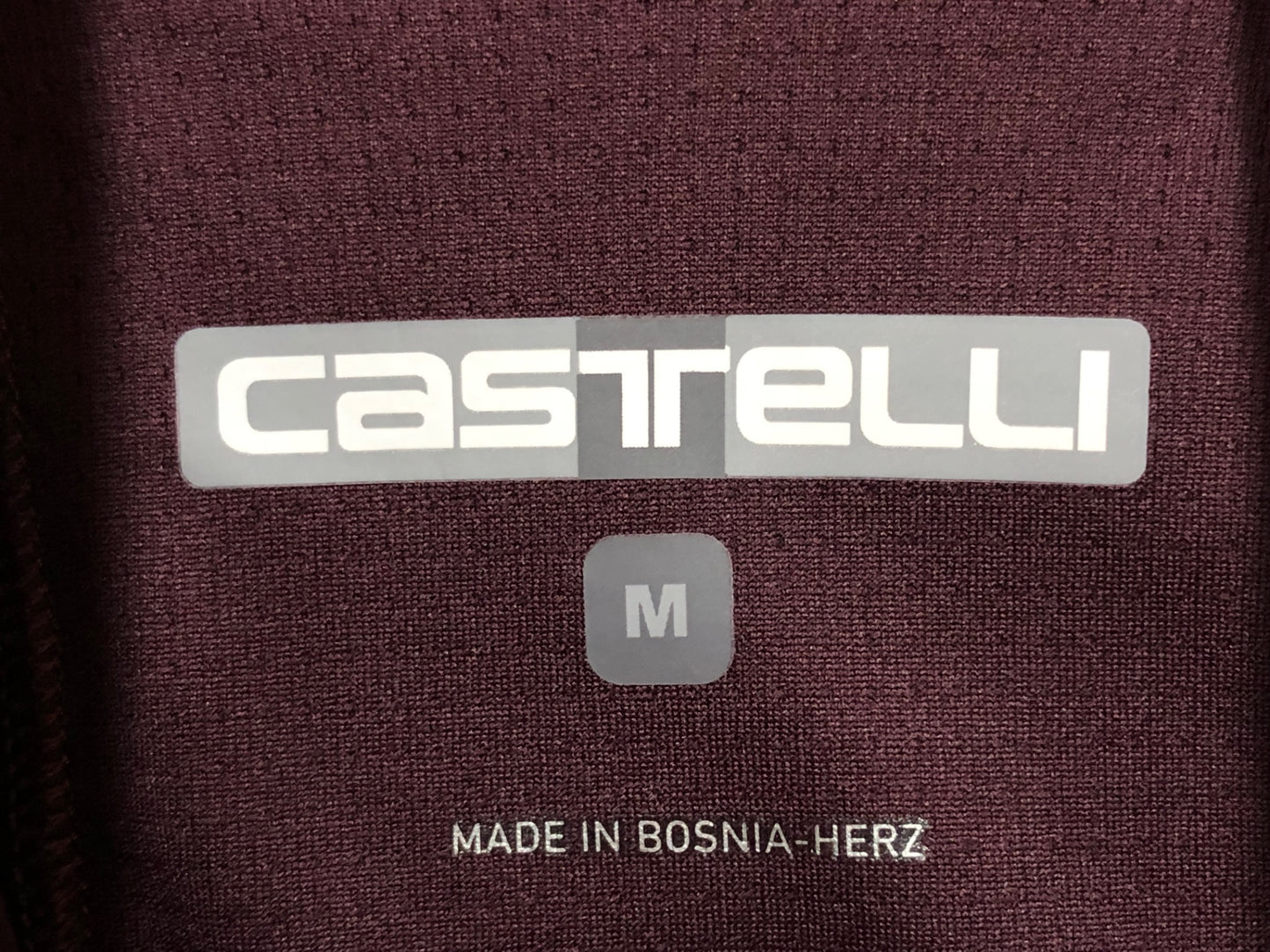 IK414 カステリ CASTELLI 半袖 サイクルジャージ バーガンディ ピンク M