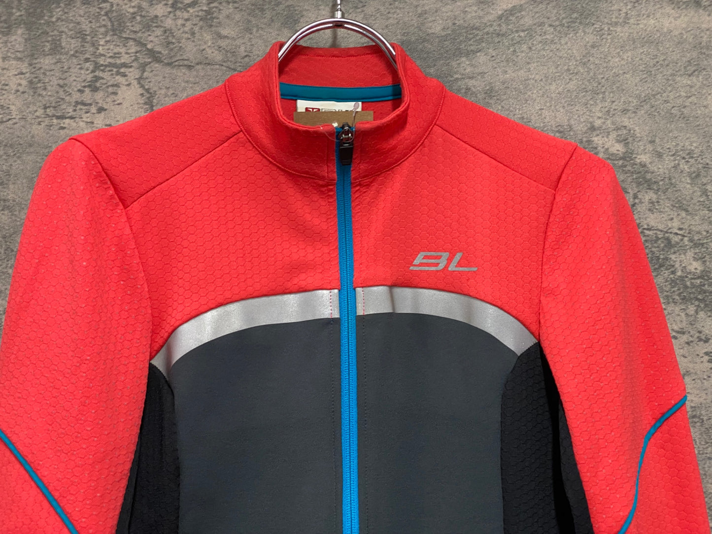 IW118 バイシクルライン Bicycle Line BL 長袖 サイクルジャージ 赤 S