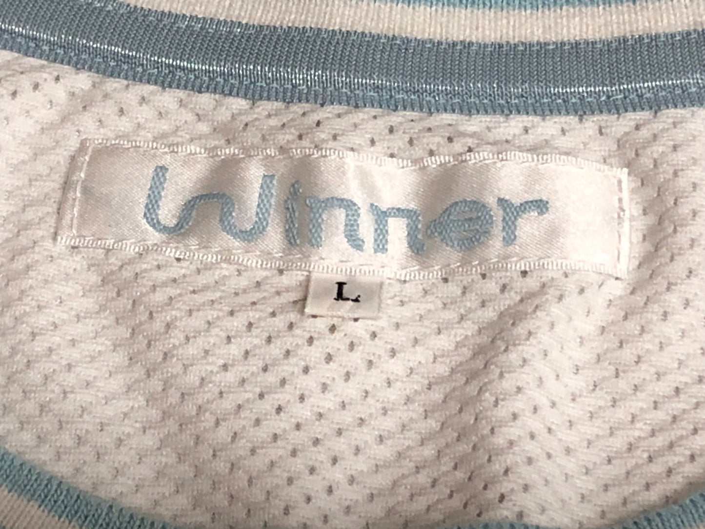 IN286 ウィナー WINNER 半袖 サイクルウェア 白 Lサイズ