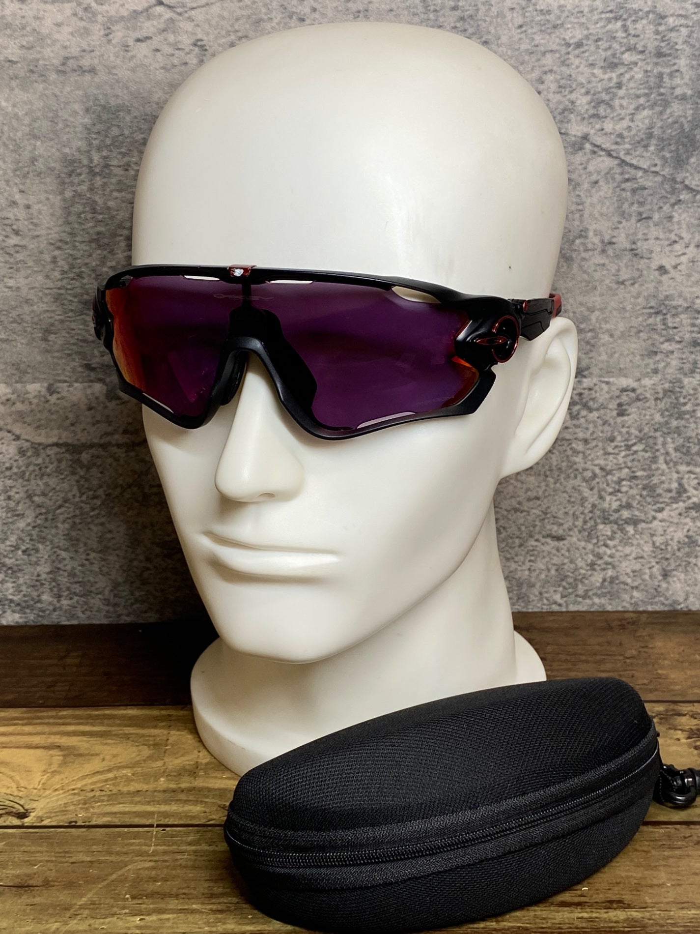 JD365 オークリー OAKLEY ジョウブレイカー JAWBREAKER サングラス アイウェア 黒 ※レンズ剥がれ,ツル剥がれ,傷の為ジャンク