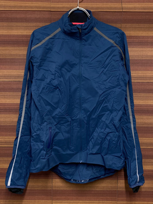 IQ003 ラファ Rapha WOMEN'S WIND JACKET Ⅱ 長袖 ウィンドブレイカー ネイビー M