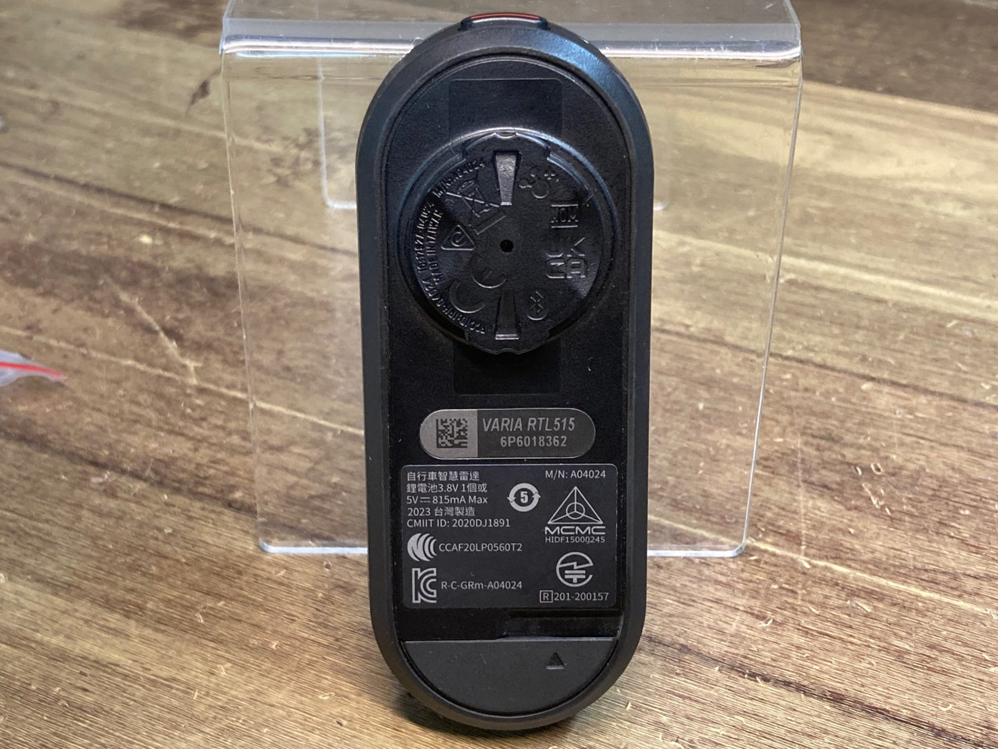 IU875 ガーミン GARMIN VARIA RTL 515 リアビューレーダー ライト