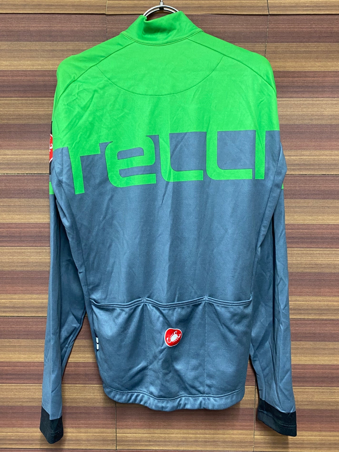 IR533 カステリ CASTELLI 半袖 サイクルジャージ 緑 XL