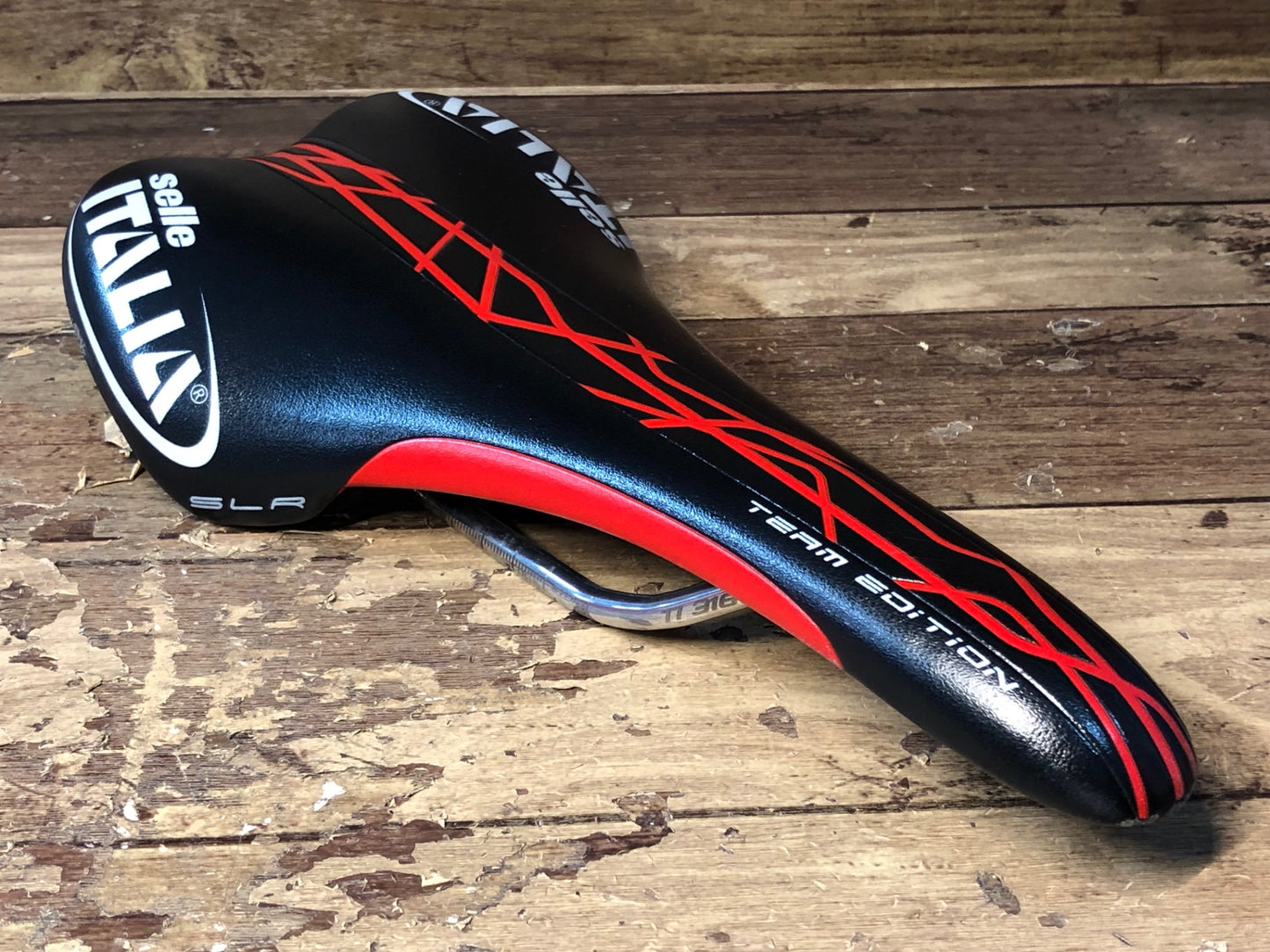 HZ895 セライタリア SELLE ITALIA SLR TEAM EDITION サドル 黒 Ti316 レール S1 130mm