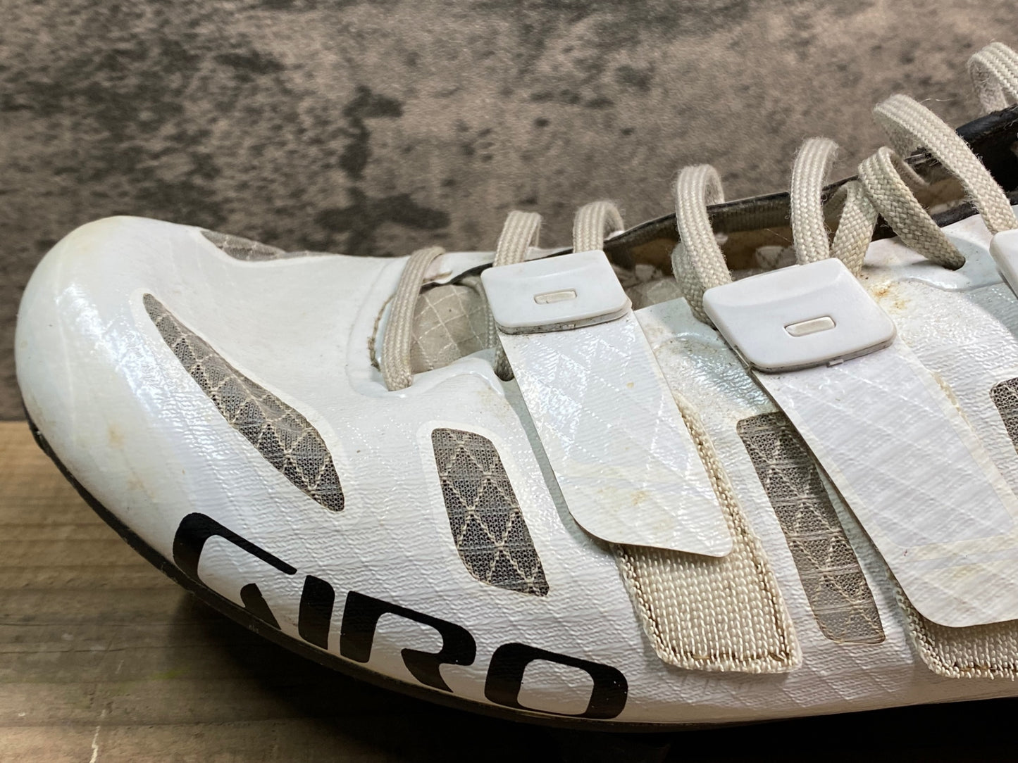 IN994 ジロ GIRO prolight techlace ビンディングシューズ 白 EU42.5