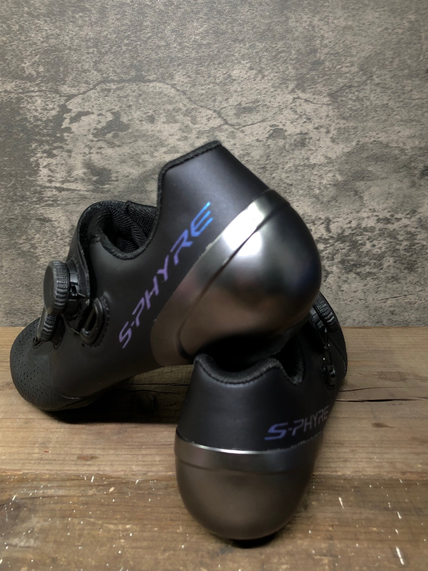 IO379 シマノ SHIMANO エスファイア S-PHYER SHRC902M ビンディングシューズ 黒 EU41 SPD-SL