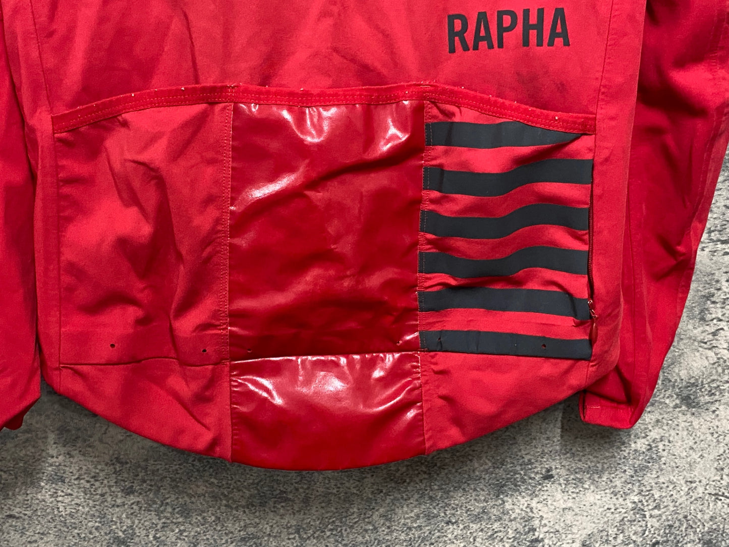 JC607 ラファ Rapha PRO TEAM WINTER JACKET 長袖 サイクルジャケット 赤 S