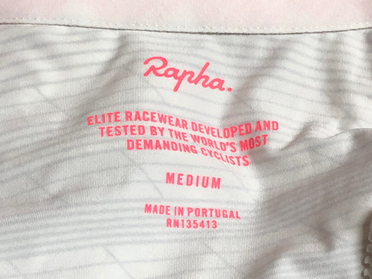 IN260 ラファ RAPHA EF EDUCATION FIRST PRO TEAM TRAINING JERSEY 半袖 サイクルジャージ 白 Mサイズ 未使用