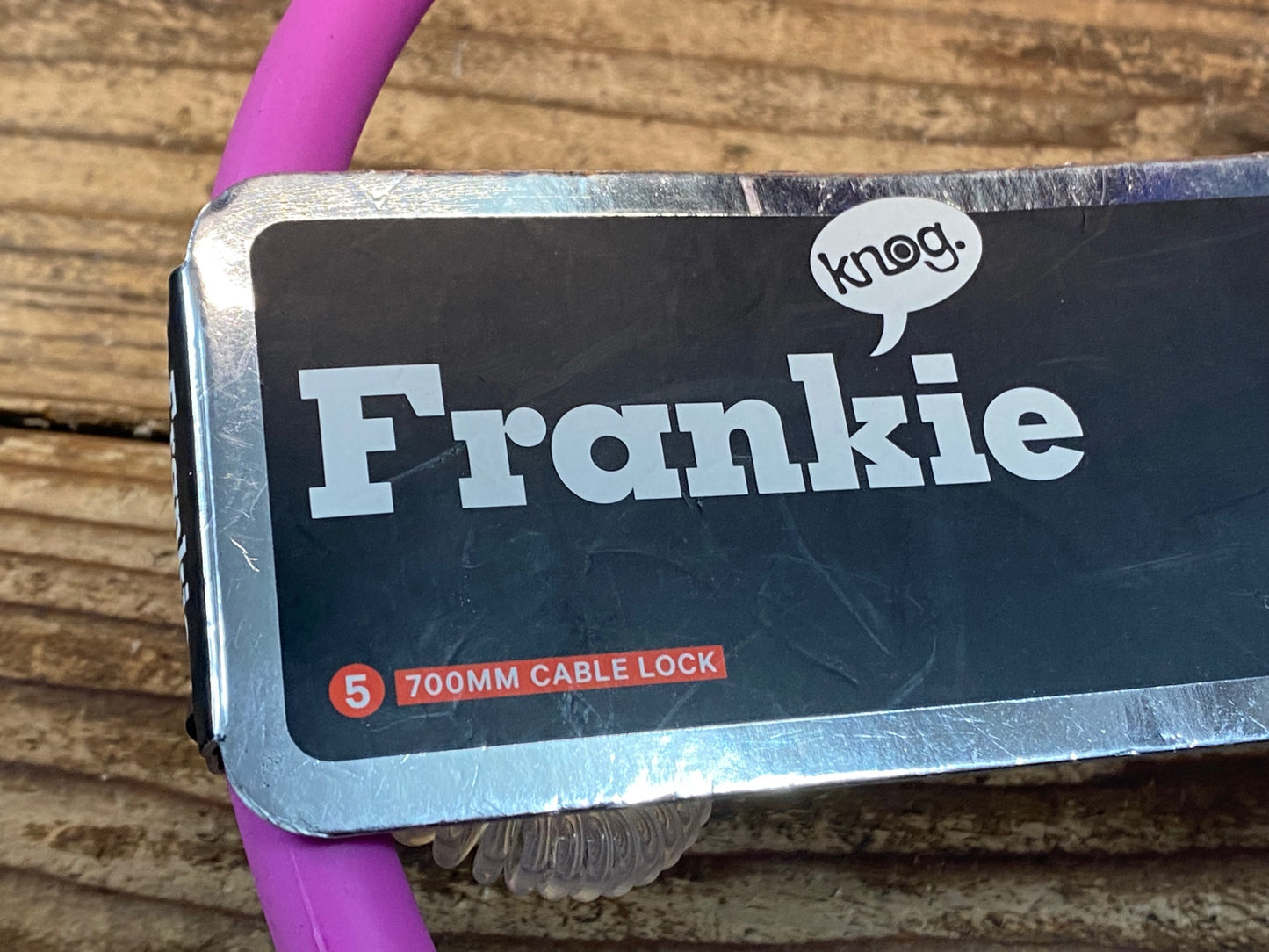 IL038 ノグ knog フランキー Frankie ケーブルロック 紫