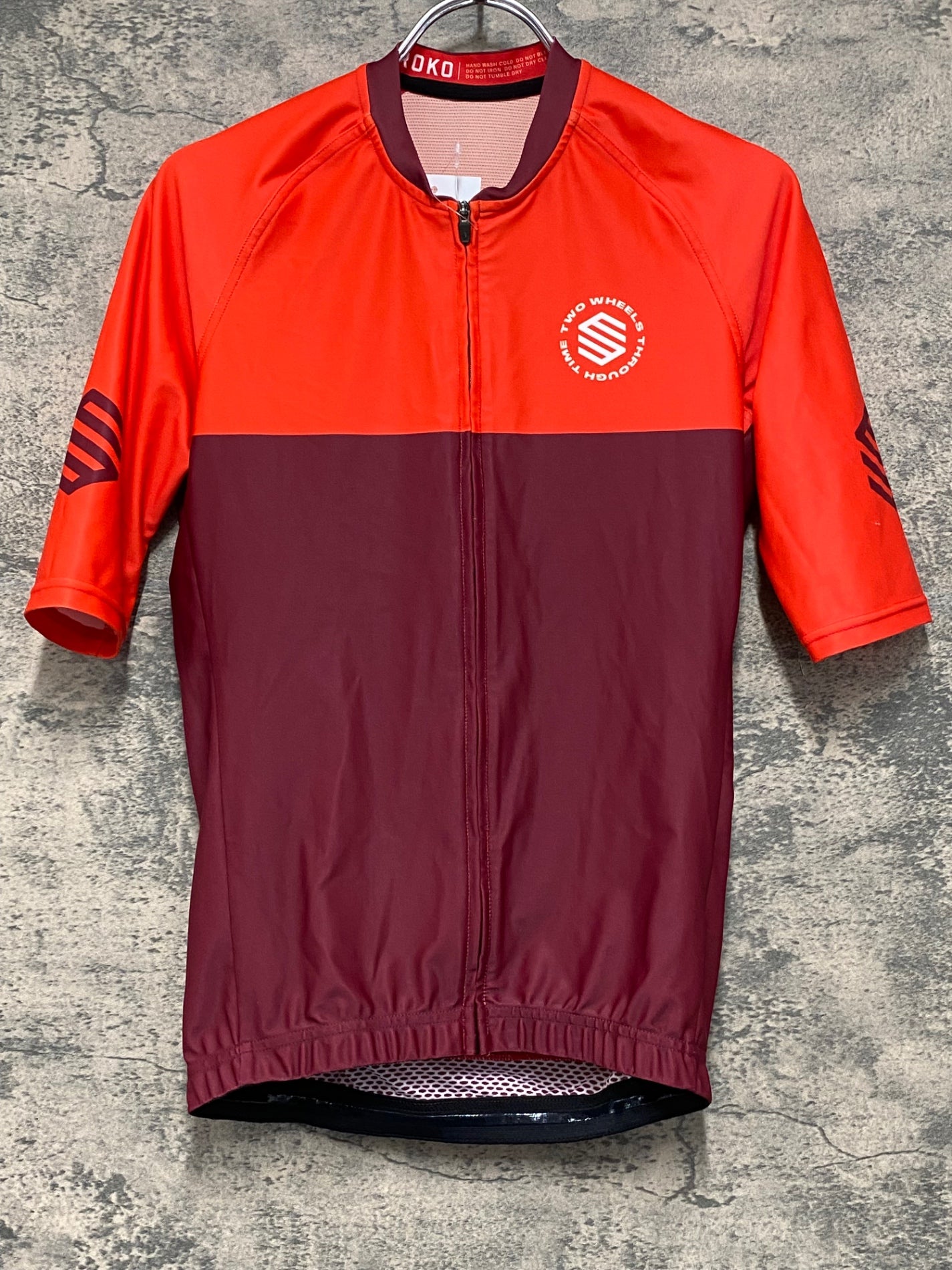 JA633 シロコ SIROKO 半袖 サイクルジャージ 赤 S