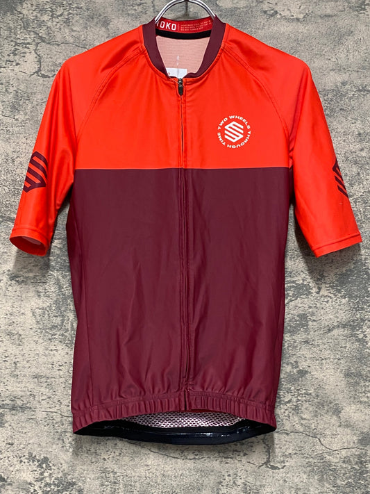 JA633 シロコ SIROKO 半袖 サイクルジャージ 赤 S