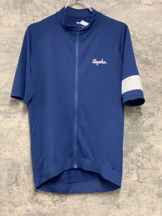 JB041 ラファ Rapha CORE LIGHTWEIGHT JERSEY 半袖 サイクルジャージ 紺 L