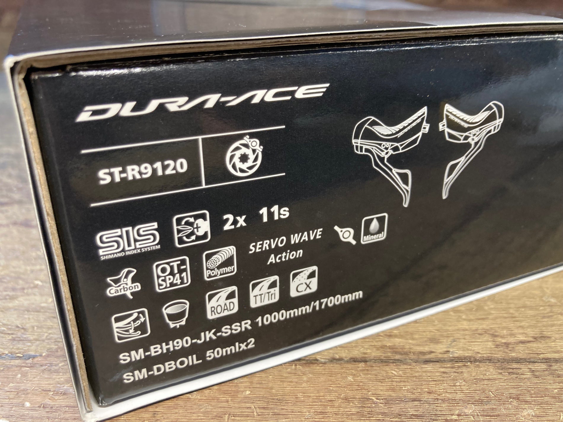 IE362 シマノ SHIMANO デュラエース DURA-ACE ST-R9120 STIレバー 油圧 2x11S 未使用