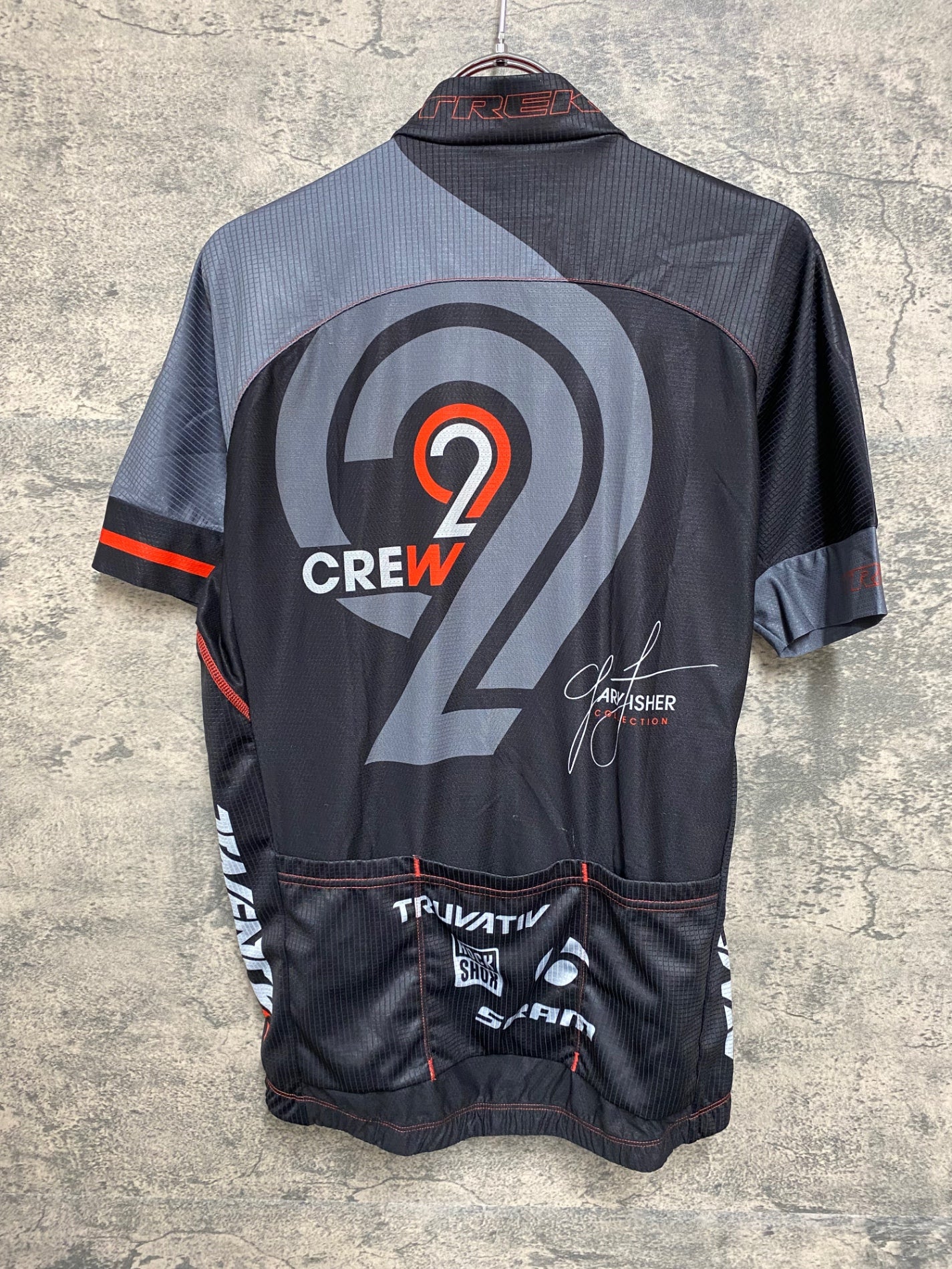 JC779 ボントレガー BONTRAGER 半袖 サイクルジャージ 黒 M ※ほつれ