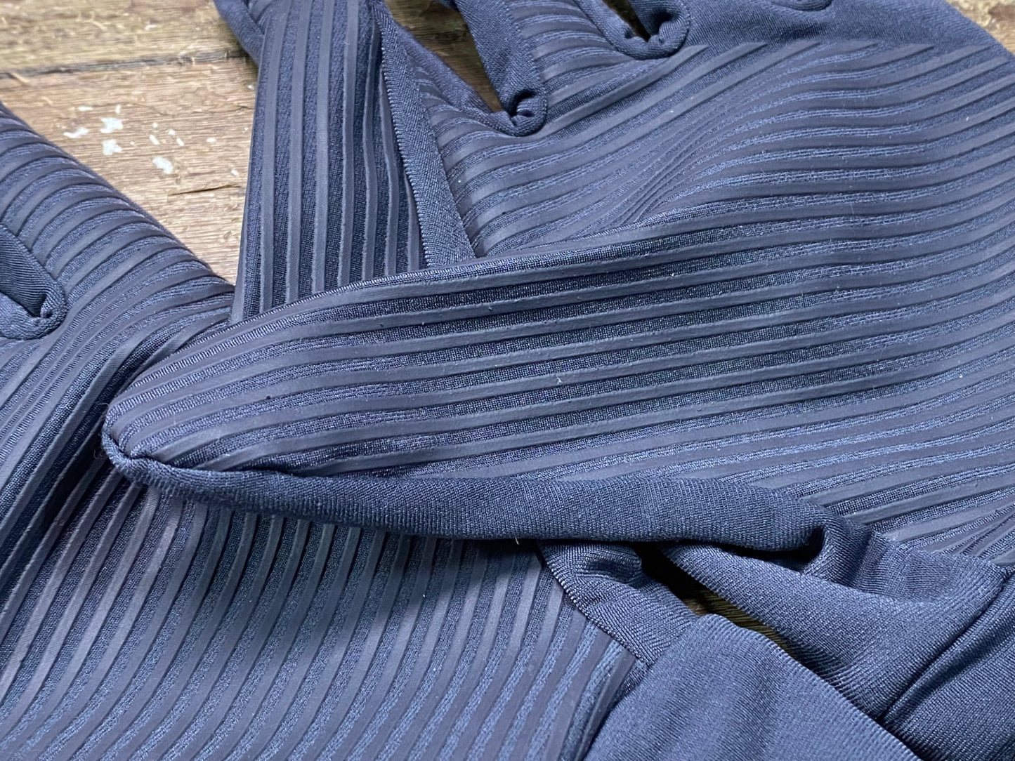 IO580 カフェドシクリステ CAFE DU CYCLISTE LIGHT GLOVES 長指 サイクルグローブ 裏起毛 グレー M