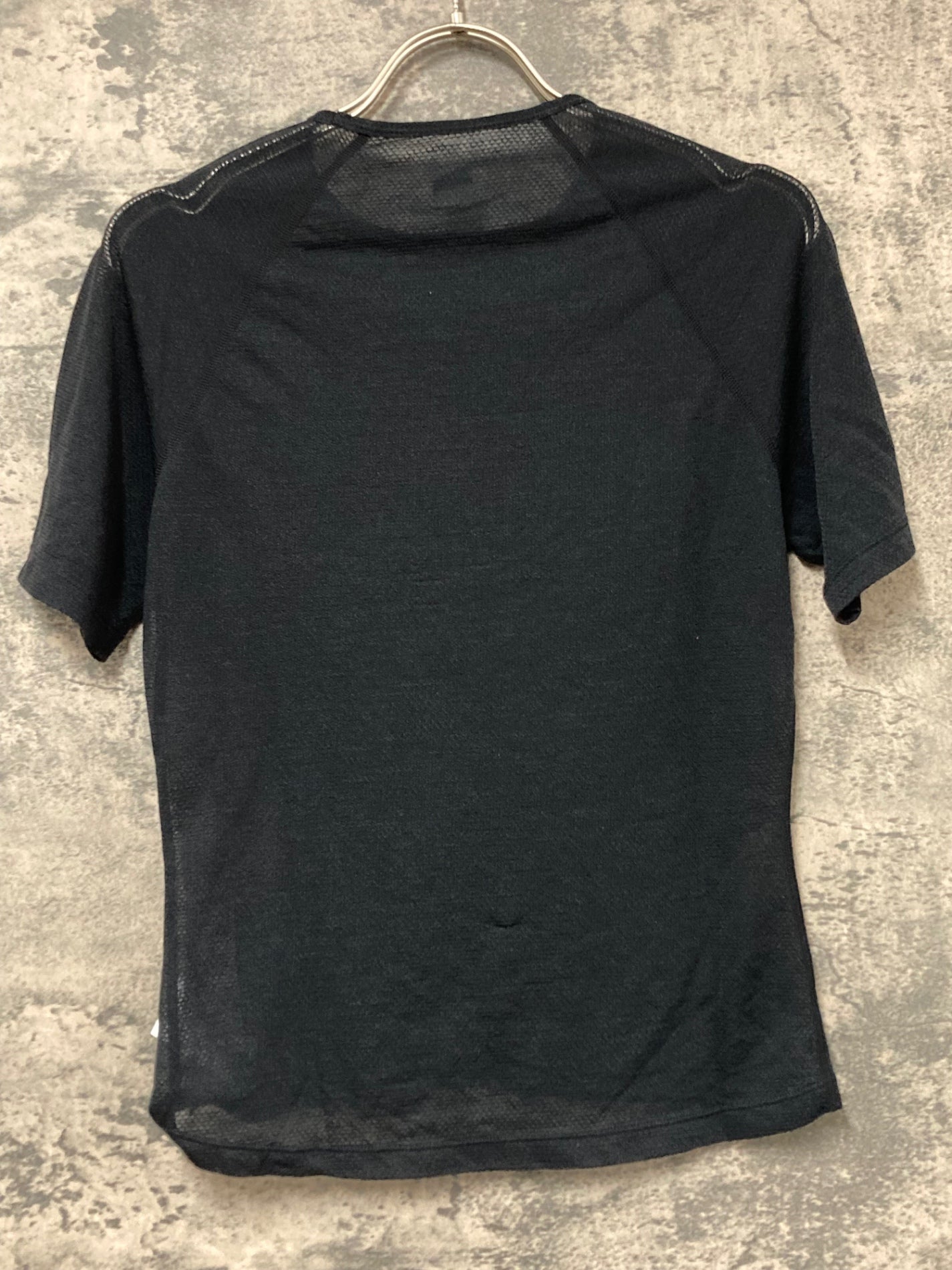 IU538 ラファ Rapha メリノベースレイヤー SHORT SLEEVE MERINO BASE LAYER 黒 S タグ印字消え