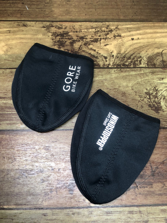 IT327 ゴアバイクウェア GORE BIKE WEAR トゥーカバー 黒 S-M WINDSTOPPER