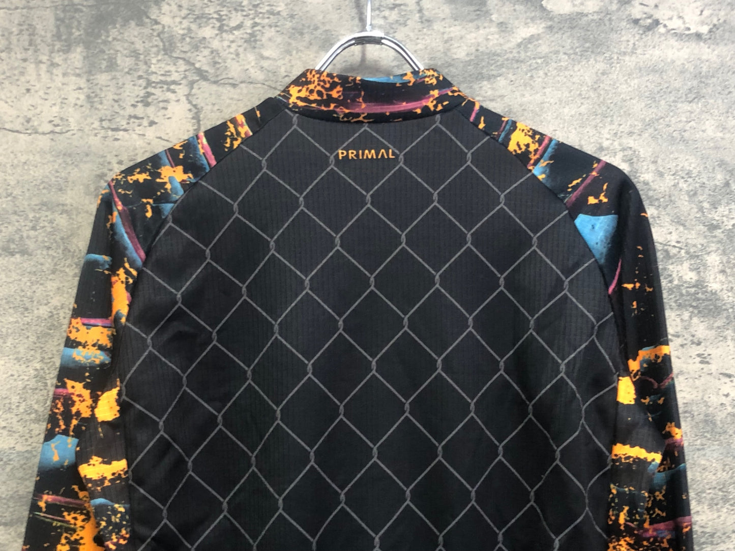 IV288 プライマル PRIMAL 長袖サイクルジャージ 黒 S裏起毛