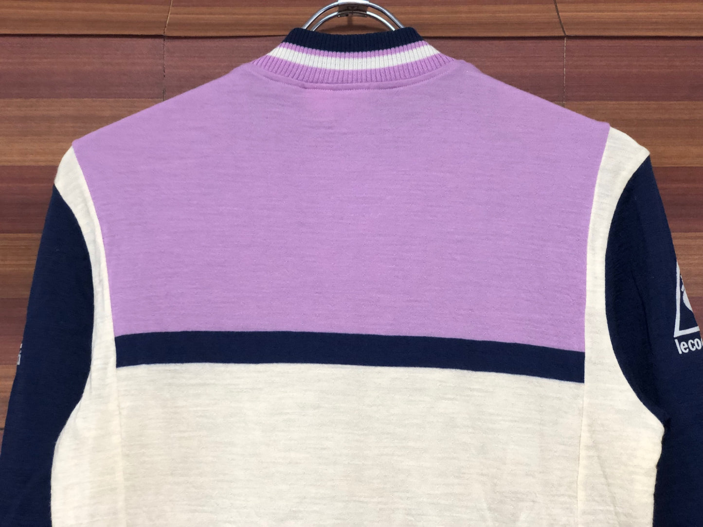 IT697 ルコックスポルティフ le coq sportif 長袖サイクルジャージ 紫 94-5